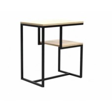 Приставний столик у стилі Loft NS-1501 680x600x400 мм Черный