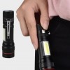 Ліхтар ручний акумуляторний BL 520 T6 + COB