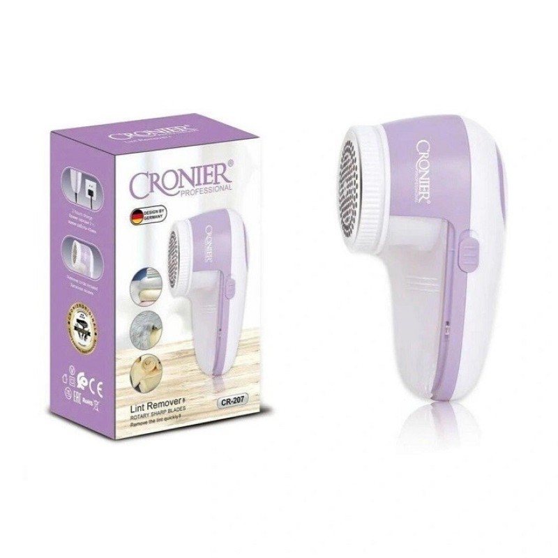 Машинка для видалення катишків акумуляторна Cronier CR-207 4 Вт Білий/Фіолетовий