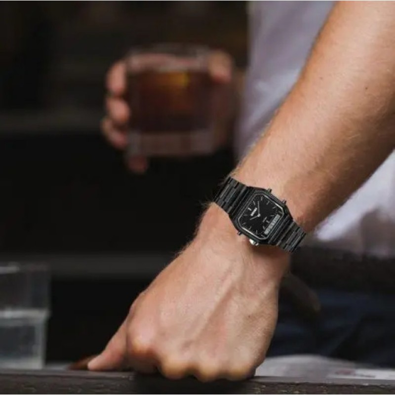 Наручний чоловічий годинник Skmei 1220 Tango Чорний