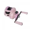 Котушка рибальська мультиплікаторна yumoshi AK 201 Pink-Black Left 6294-85958
