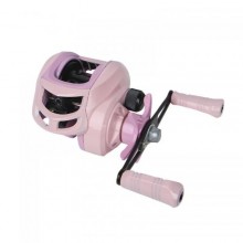 Котушка рибальська мультиплікаторна yumoshi AK 201 Pink-Black Left 6294-85958