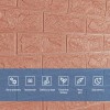Панель стінова в рулоні 3D 700мм*19,6м*3мм Пудра (D) Sticker Wall SW-00001919