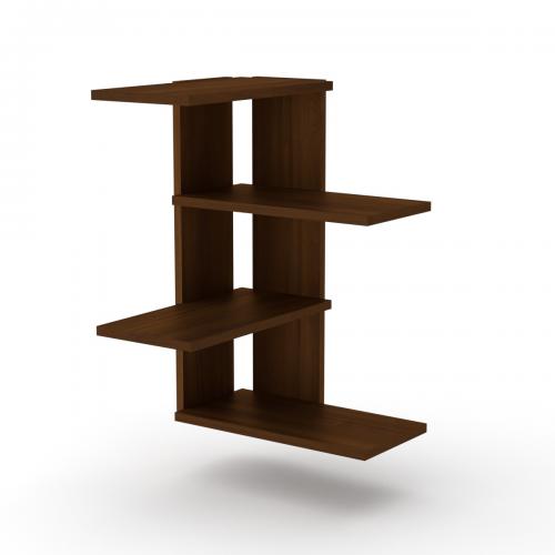 Полиця настінна П 17 Компанит Горіх Екко Полиця настінна П 17 Компанит Горіх Екко