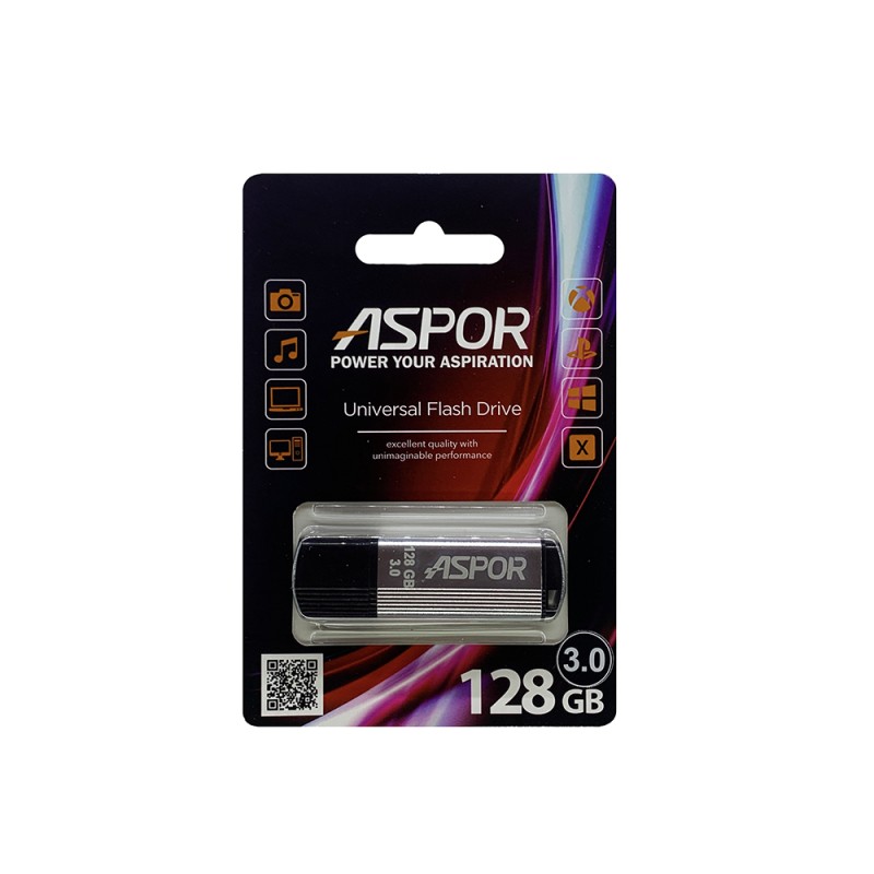 USB Flash Aspor AR121 128GB- срібло