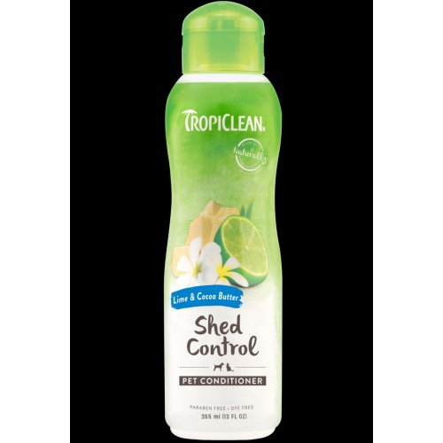 Кондиціонер Tropiclean для прискорення линьки для шерсті собак і котів Lime Cocoa Butter 355 мл 202535