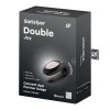 Смарт-вібратор для пар Satisfyer Double Joy Black із широким кліторальним стимулятором в інтернет супермаркеті PbayMarket!