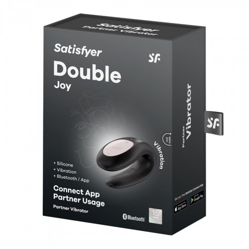 Смарт-вібратор для пар Satisfyer Double Joy Black із широким кліторальним стимулятором в інтернет супермаркеті PbayMarket! Смарт-вібратор для пар Satisfyer Double Joy Black із широким кліторальним стимулятором в інтернет супермаркеті PbayMarket!