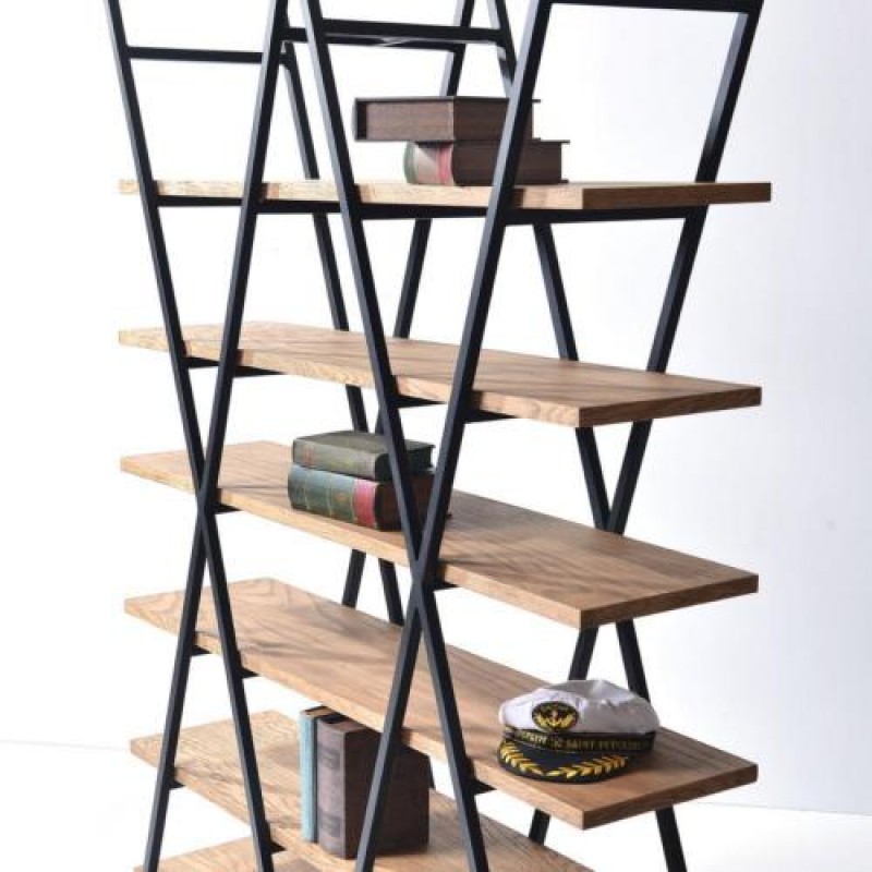 Стелаж для зберігання в стилі Loft NS-1729 1830x1300x350 мм Черный