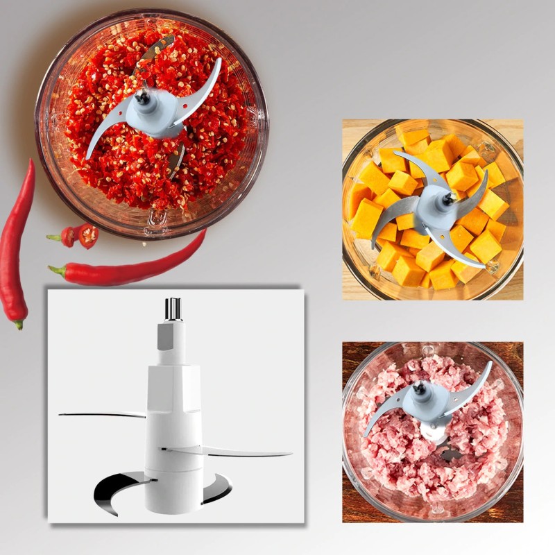 Електричний блендер-подрібнювач Молния Cooking Метал 250 Вт