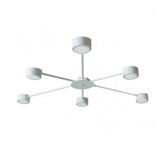 Люстра стельова MSK Electric Space на 6 плафонів GX53 Білий NL 8040-6 WH 618665