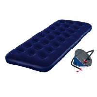 Надувний матрац Pavillo Bestway 67223 (матрац 67000, ножний насос 68610). Одномісний 76 х 185 х 22 см