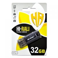 Флеш-накопичувач USB 32GB Hi-Rali Stark Series Black (HI-32GBSTBK)