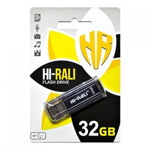 Флеш-накопичувач USB 32GB Hi-Rali Stark Series Black (HI-32GBSTBK) в інтернет супермаркеті PbayMarket!