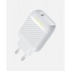 Мережевий зарядний пристрій Luxe Cube Dynamic 18W White (4446689880643)