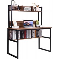 Стіл письмовий GoodsMetall із металу з полицями в стилі Лофт 1400х1200х600 СП120 Стіл письмовий GoodsMetall із металу з полицями в стилі Лофт 1400х1200х600 СП120