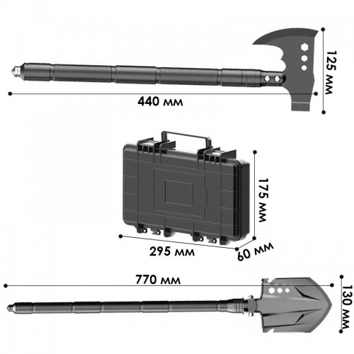Многофункциональный набор туристический YUANTOOSE XD14-26B-F8 Black 13486-85621