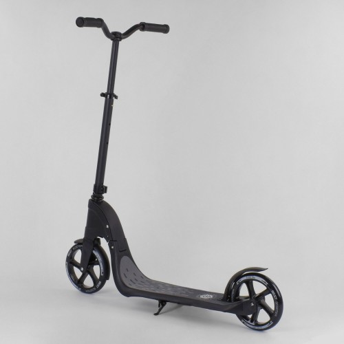 Самокат двоколісний Best Scooter з PU колесами, широким велосипедним кермом, новим затискачем керма Black (98440) Самокат двоколісний Best Scooter з PU колесами, широким велосипедним кермом, новим затискачем керма Black (98440)