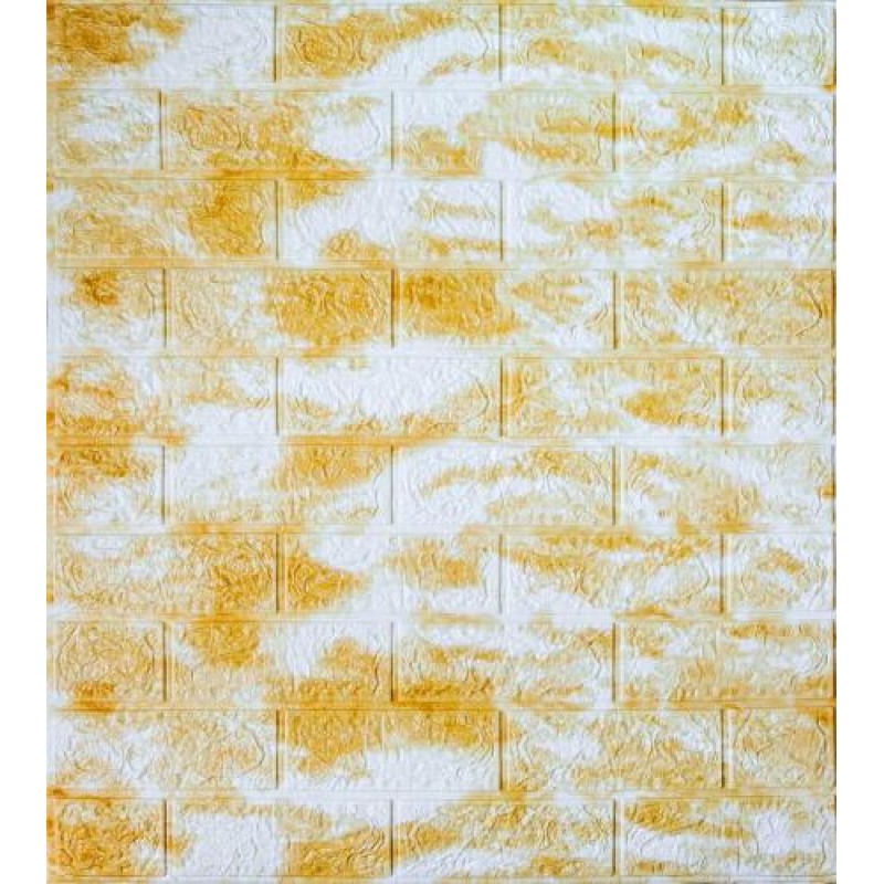 Декоративна самоклеюча 3D панель Loft-Expert Світло-бежевий мармур 700x770x5 мм