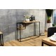Консоль для дому в стилі Loft NS-401 830x1100x300 мм Черный