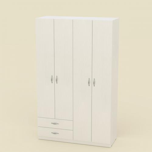 Шафа для речей 14 Компанит білий Шафа для речей 14 Компанит білий