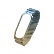 Ремінець для Xiaomi Mi Band 5 Milanese Loop Gradient Синьо-Золотий