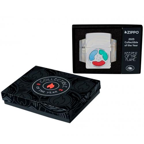 Запальничка бензинова Zippo Keeper of the Flame Armor 2025 Collectible Of The Year Europe 5,6х3,8х1,3 см Різнокольоровий (46762) Запальничка бензинова Zippo Keeper of the Flame Armor 2025 Collectible Of The Year Europe 5,6х3,8х1,3 см Різнокольоровий (46762)