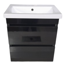 Пластикова тумба Атлант Ламі The MIX 3190 gloss ламінація з умивальником 60 см