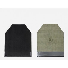 Бронеплити для плитоноски No Brand 4 клас Armox 600 25х30 см 3.3 кг 2 шт Чорно-бежевий (1641560275)