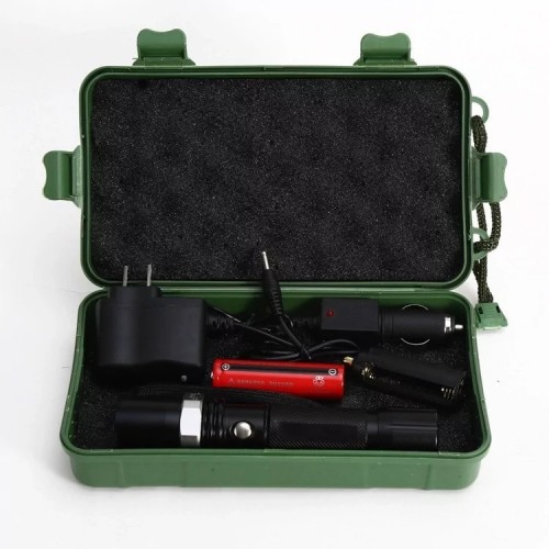 Ліхтар ручний з акумулятором заряджання та кріплення Bailong Zoom X-Balog XPE Cree BL-T8628 (BL-T8628)