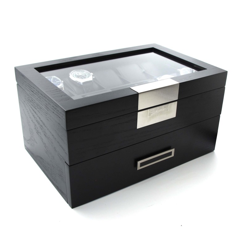 Шкатулка для зберігання годинників Salvadore WB/2350/20.BL.PU Чорний