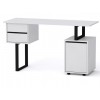 Стіл письмовий Компанит Лофт 4 130х50х72,8 см Альба білий