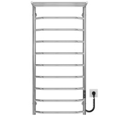 Рушникосушарка електрична Трапеція з полицею П10 500х1100 Deffi Хром JD03 (C.TP.110.50.10.E.C.R.1)