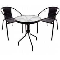 Cадові меблі Jumi Bistro Black-2 Cадові меблі Jumi Bistro Black-2