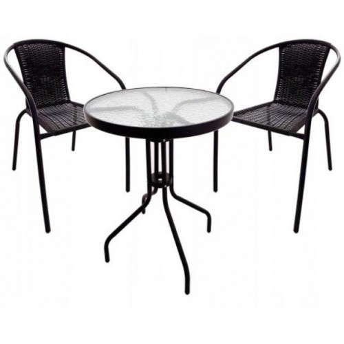 Cадові меблі Jumi Bistro Black-2 Cадові меблі Jumi Bistro Black-2