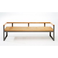 Лава паркова стилі Loft Чорний NS-1594 710x1800x500 мм Лава паркова стилі Loft Чорний NS-1594 710x1800x500 мм