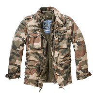 Куртка Brandit M-65 Giant LT WOODLAND S Камуфльований (3101.107)