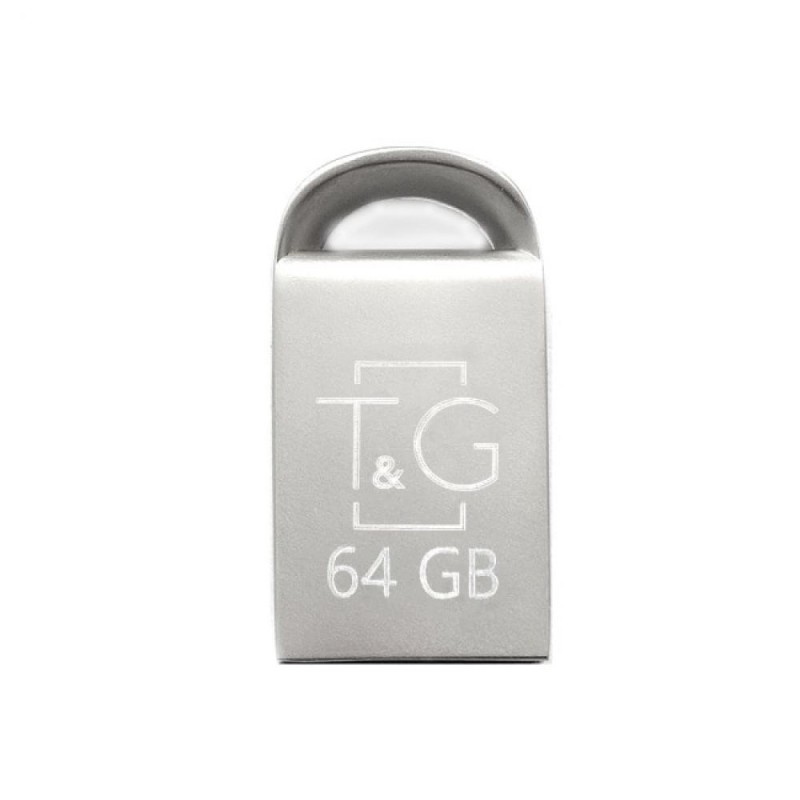 Флеш пам'ять T&G USB 2.0 64GB Metal 107 Steel