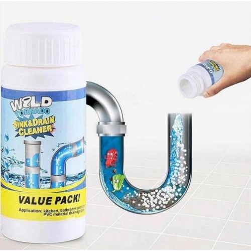 Потужний очисник для миття та зливу WILD Tornado Sink & Drain Cleaner/Чистий засіб для труб та мийок в інтернет супермаркеті PbayMarket!