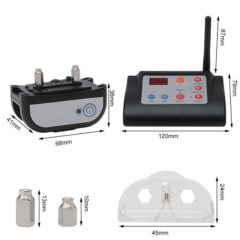 Бездротовий електронний паркан для собак + електронний нашийник для дресирування 2в1 Petguider883-1