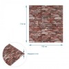 Панель стінова Mix 3D (058-2) 700х770х2мм (D) Sticker Wall SW-00001917