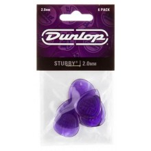 Медіатори Dunlop 474P2.0 Stubby Jazz Player 2.0 mm (6 шт.)