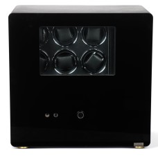 Сейф Salvadore для підзаводу 6 годинників Mini Black Safe 440х260х440 мм Чорний