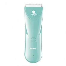 Машинка для стрижки дітей VGR V-150 Baby акумуляторна 3 насадки IPX7 800mAh 5W Blue
