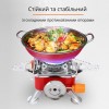 Плита газова туристична Kovar 2500 Вт Червоний (TRSGPK-ORG-0303)