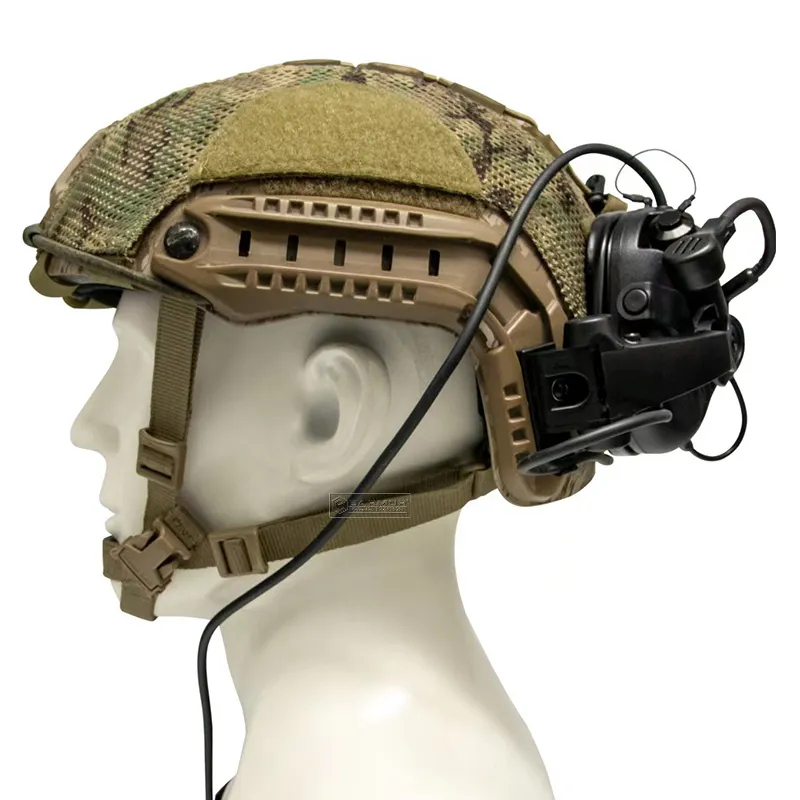 Тактичні активні навушники з мікрофоном EARMOR M32X Mark3 Чорний (2055717662)