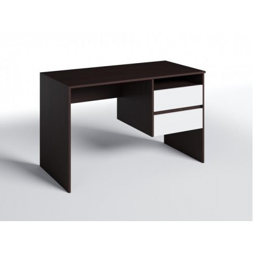 Стіл письмовий Меблева Площа СП-8 120х60х75 см Венге + Білий Стіл письмовий Меблева Площа СП-8 120х60х75 см Венге + Білий