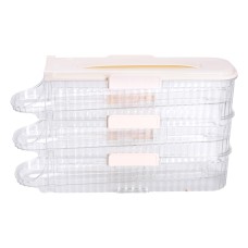 Лоток-органайзер для зберігання яєць YIWU 32х10х18.5 см Бежевий (HP-27-15)