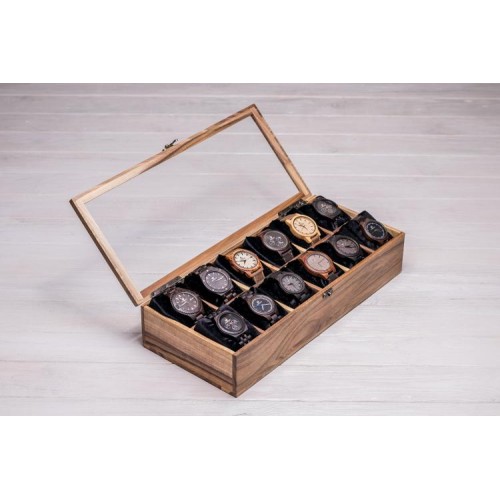 Коробочка для зберігання наручних годинників ecoWalnut 8.2х40.9х18 см Коробочка для зберігання наручних годинників ecoWalnut 8.2х40.9х18 см