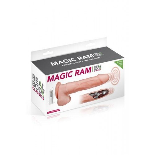 Рухомий фалоімітатор із вібрацією Real Body - Magic Ram (SO1891)